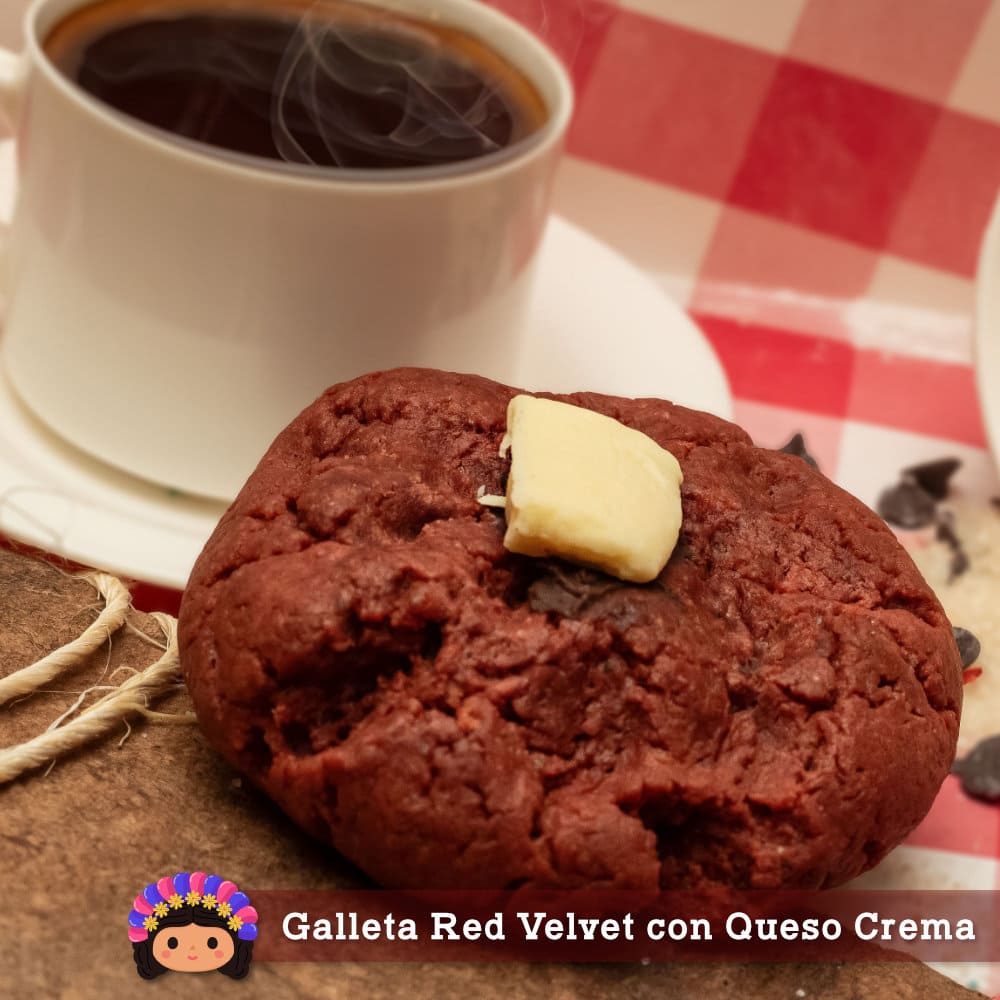 Galleta Velvet con Queso Crema